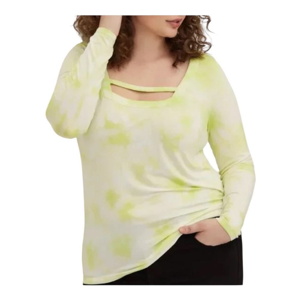 Torrid Lovesick Size 3X 22-24 Tie Dye Top